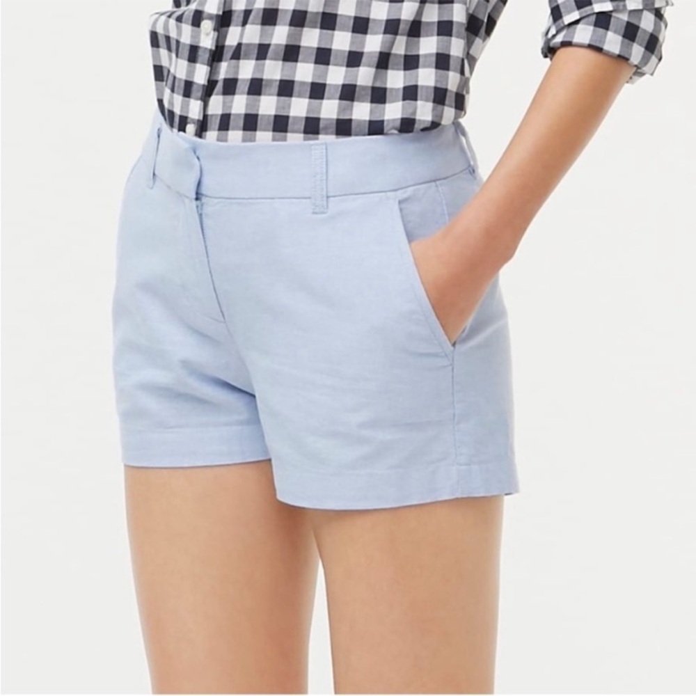 J. Crew Light Blue Chino Shorts